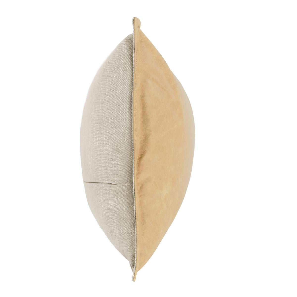 SLD Leather Pillow