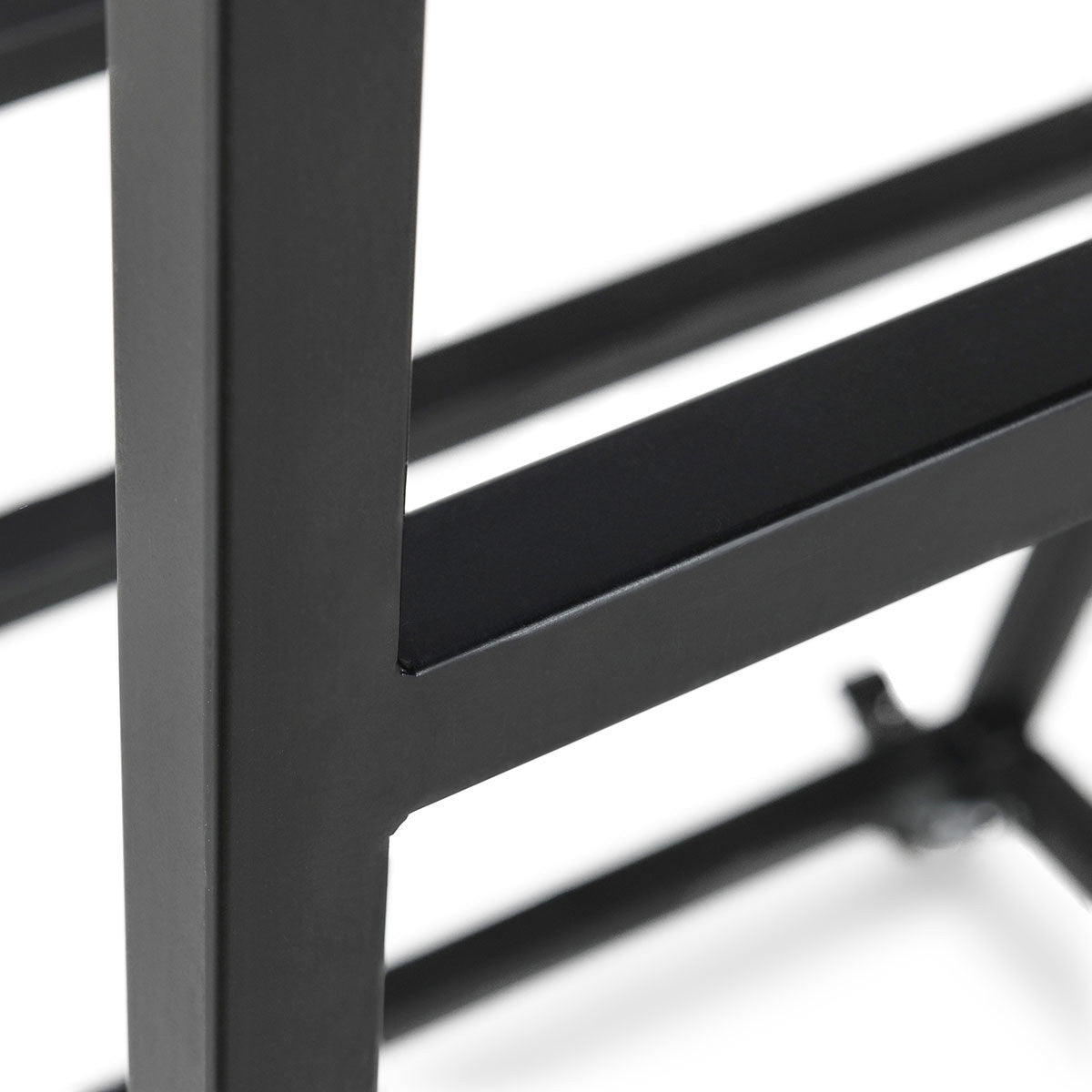 Ladder Display Rack Black