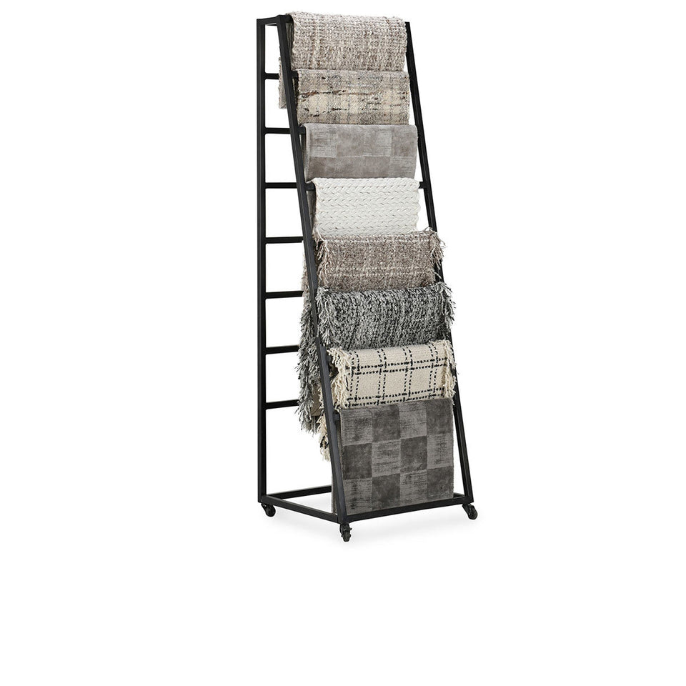 Ladder Display Rack Black