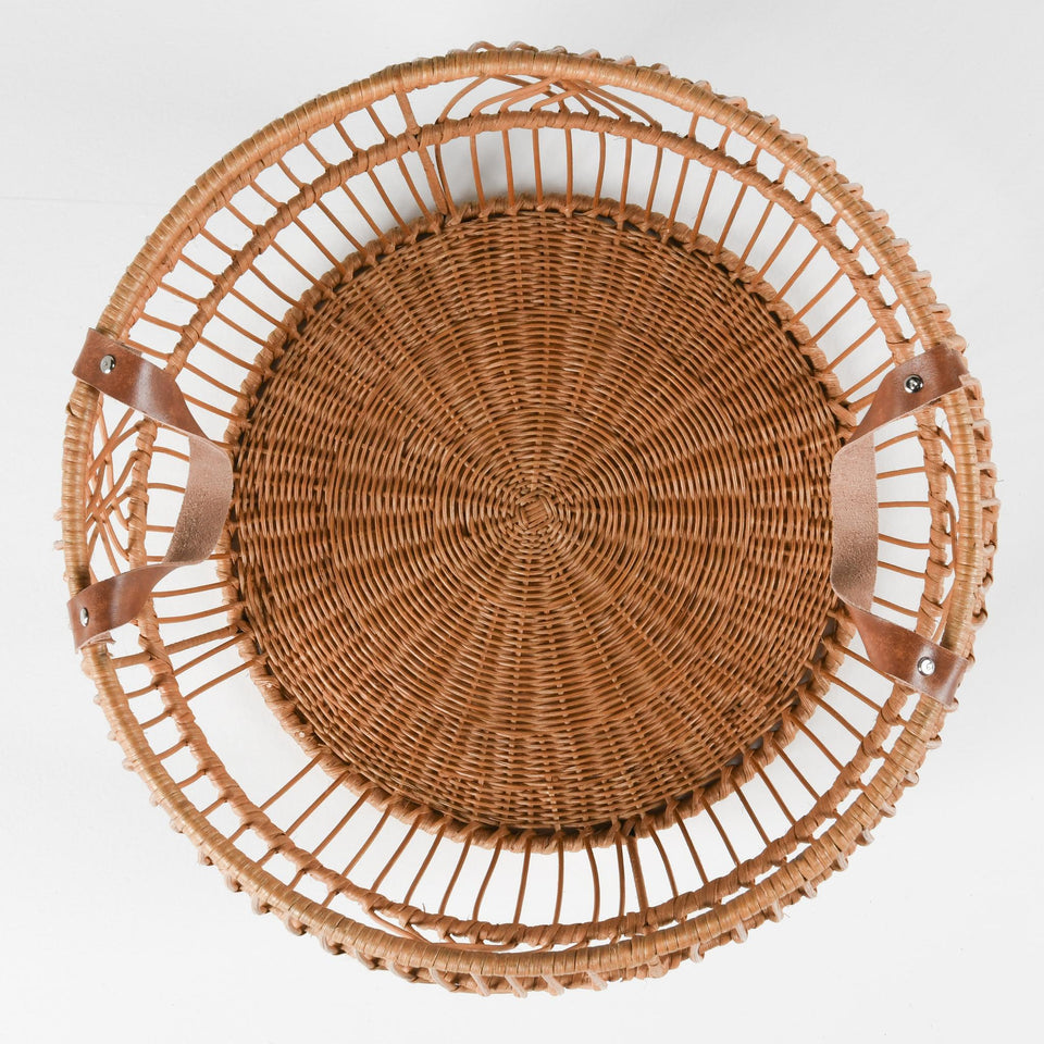 Rattan Iron Basket