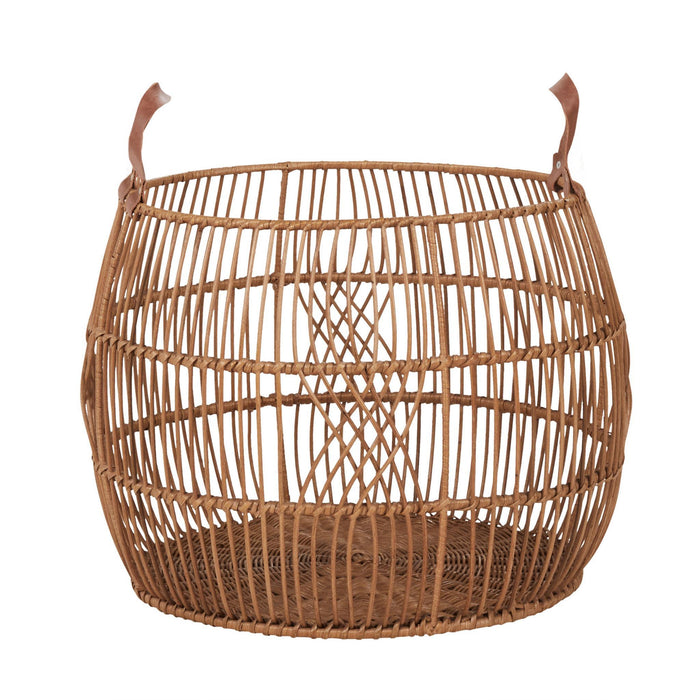 Rattan Iron Basket