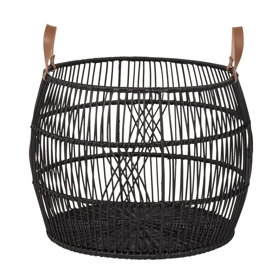Rattan Iron Basket