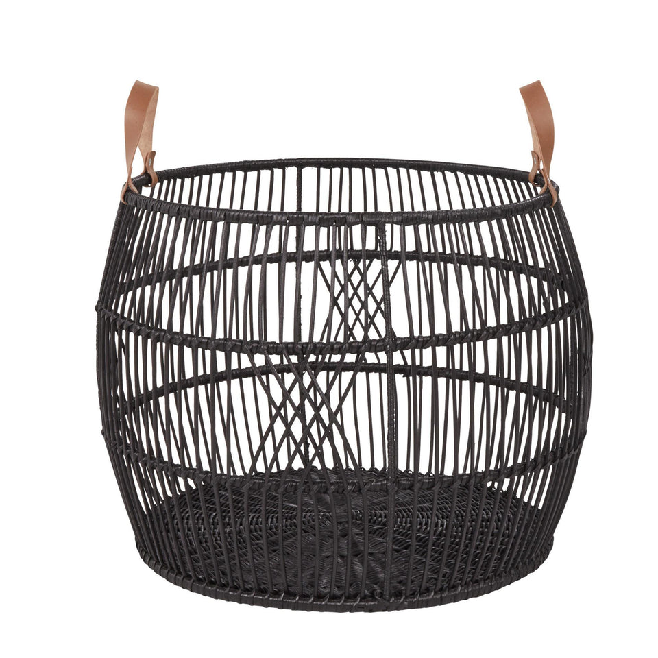 Rattan Iron Basket