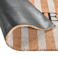 Doormat Striped Welcome
