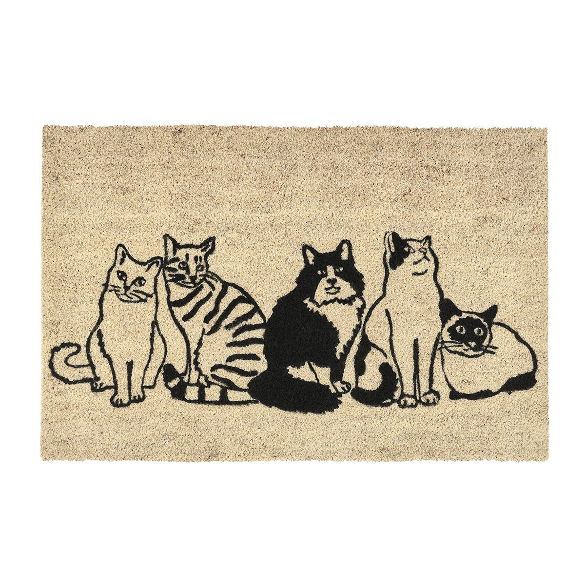 Doormat Kitty Crew