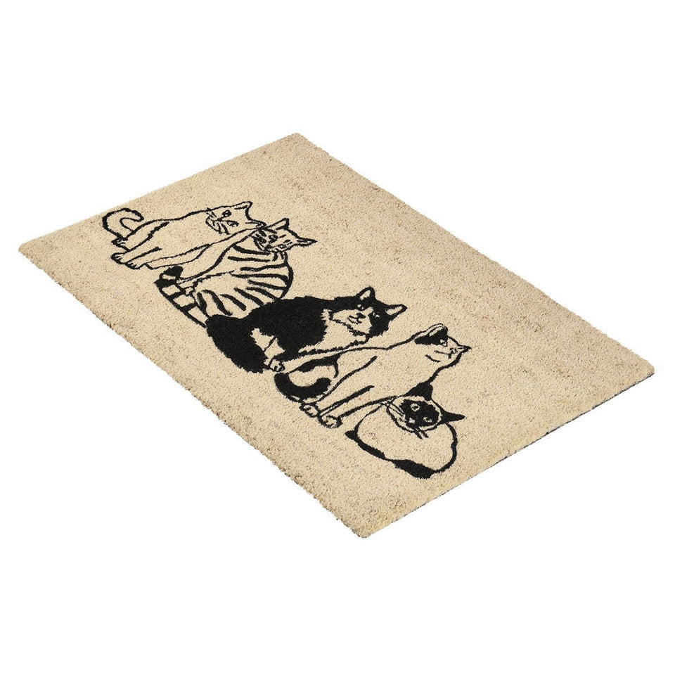 Doormat Kitty Crew