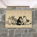 Doormat Kitty Crew