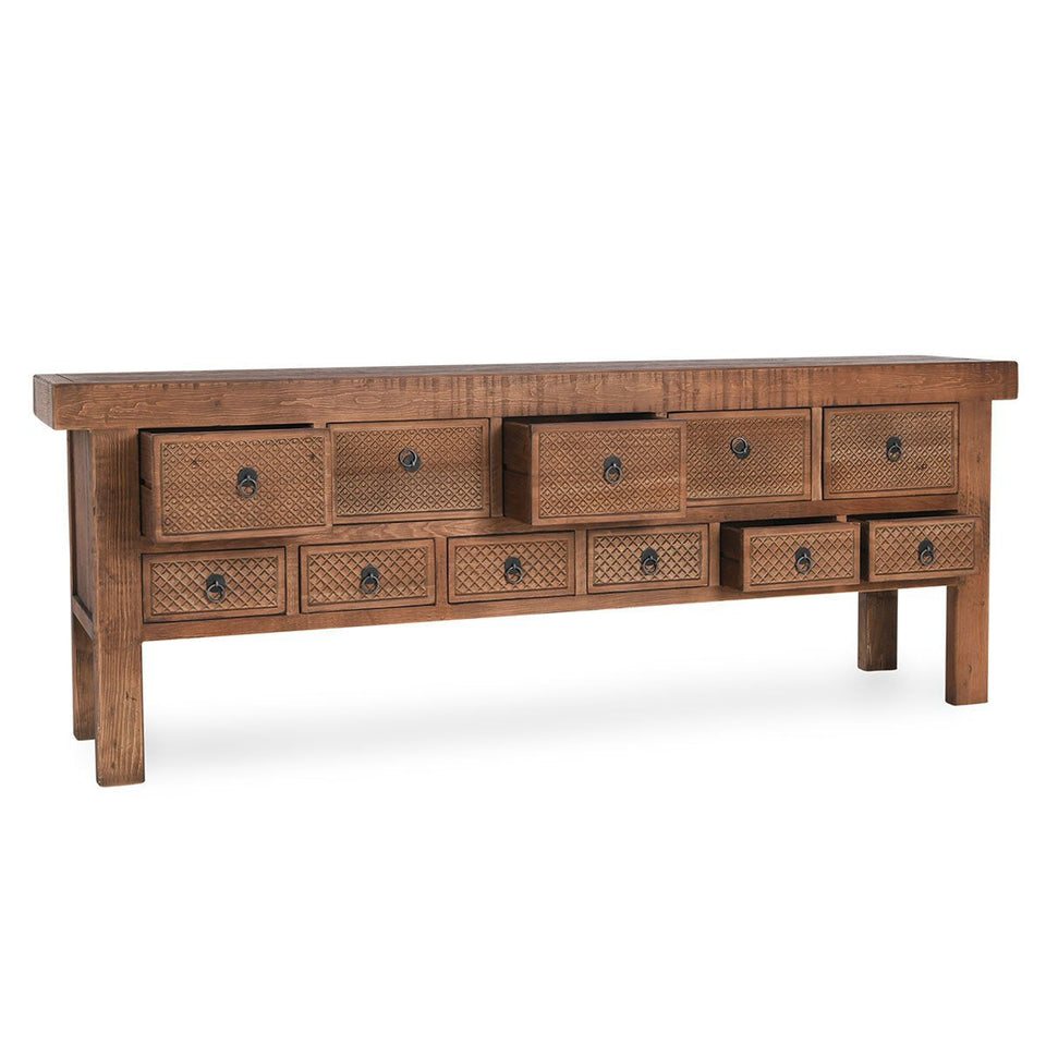 Lahey 11 Drawer Console Table