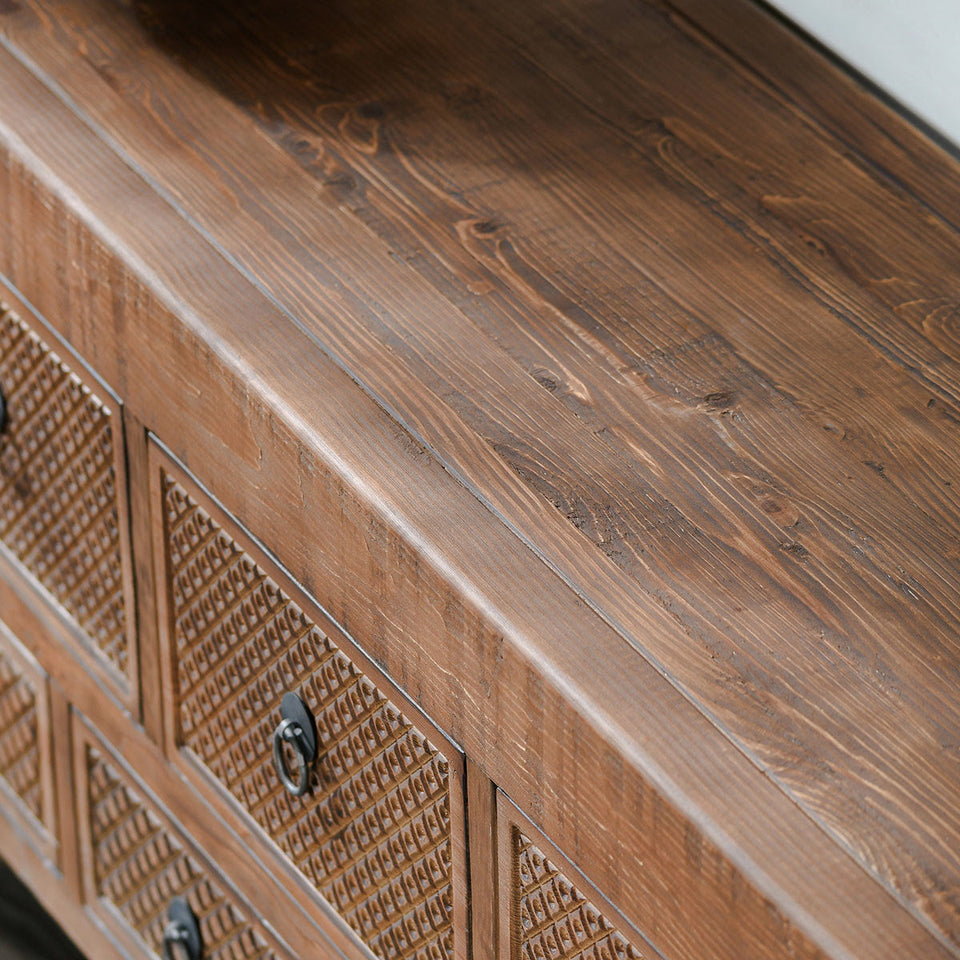 Lahey 11 Drawer Console Table