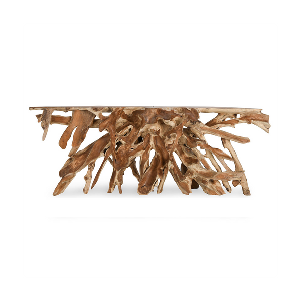Shia Teak Root Console Table lifestyle