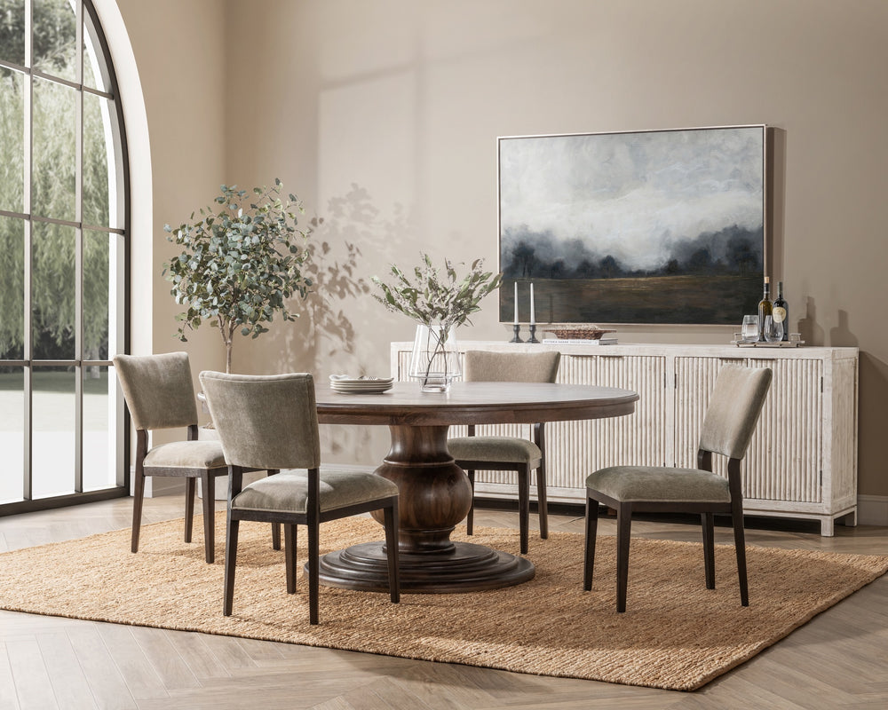 Brookside Dining Table - Cocoa Brown lifestyle