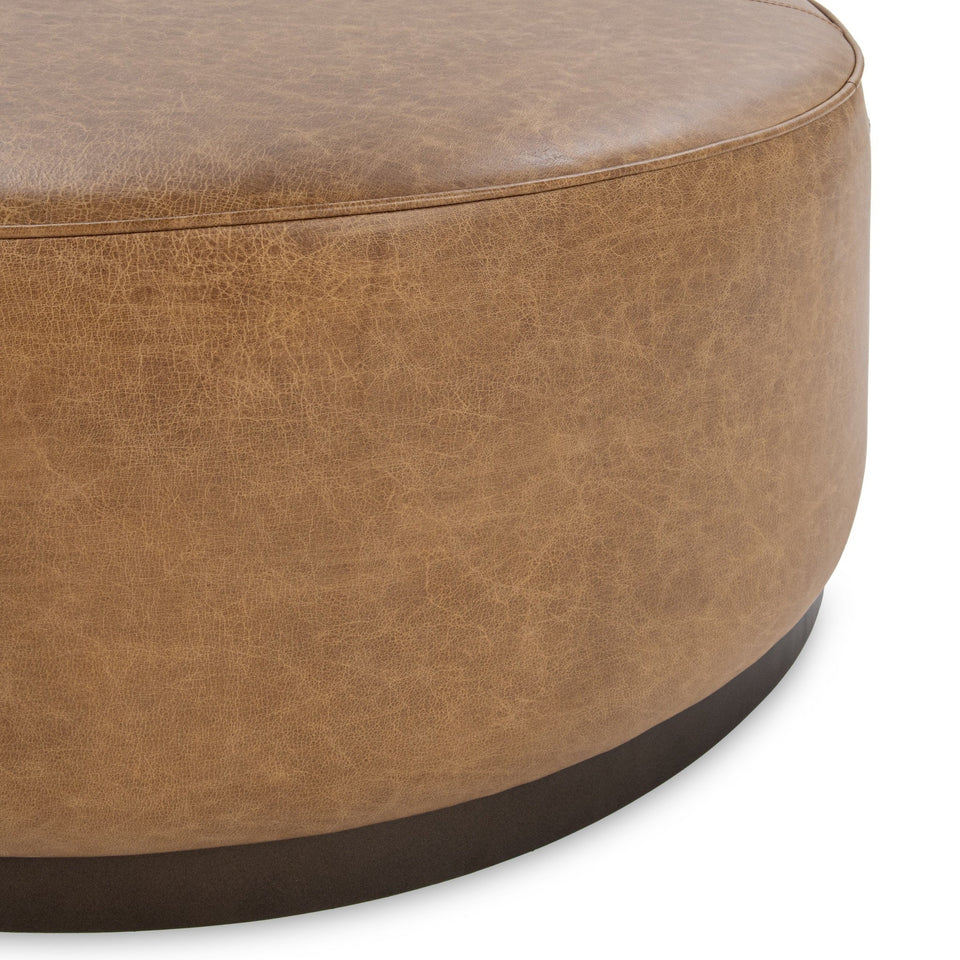 Clair Round Ottoman