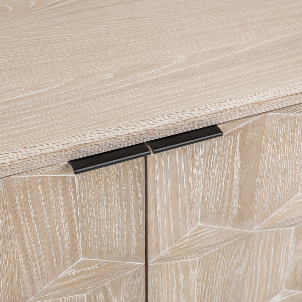 Mira Oak Wood Cabinet