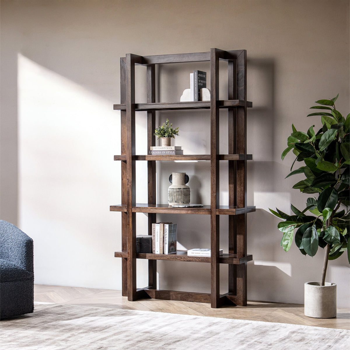 Sydney Bookshelf Bark Brown