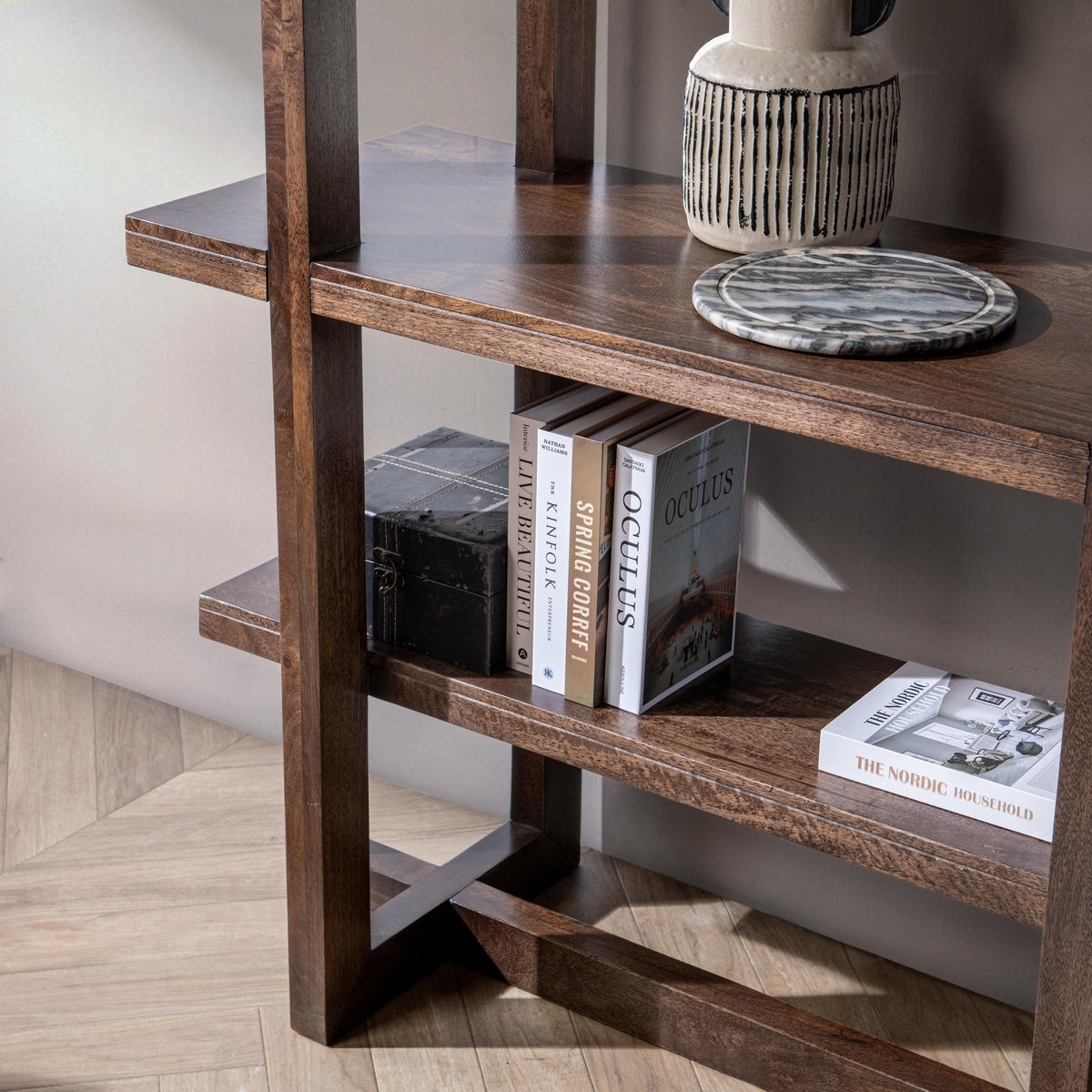 Sydney Bookshelf Bark Brown