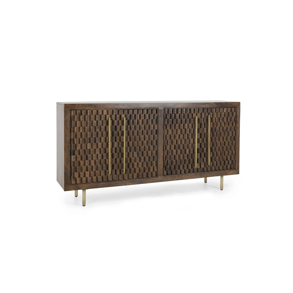 Norwood 4 Door Buffet - Bark Brown