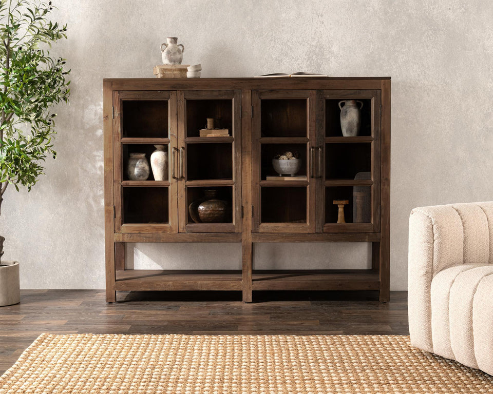 Kharga 4 Door Display Cabinet