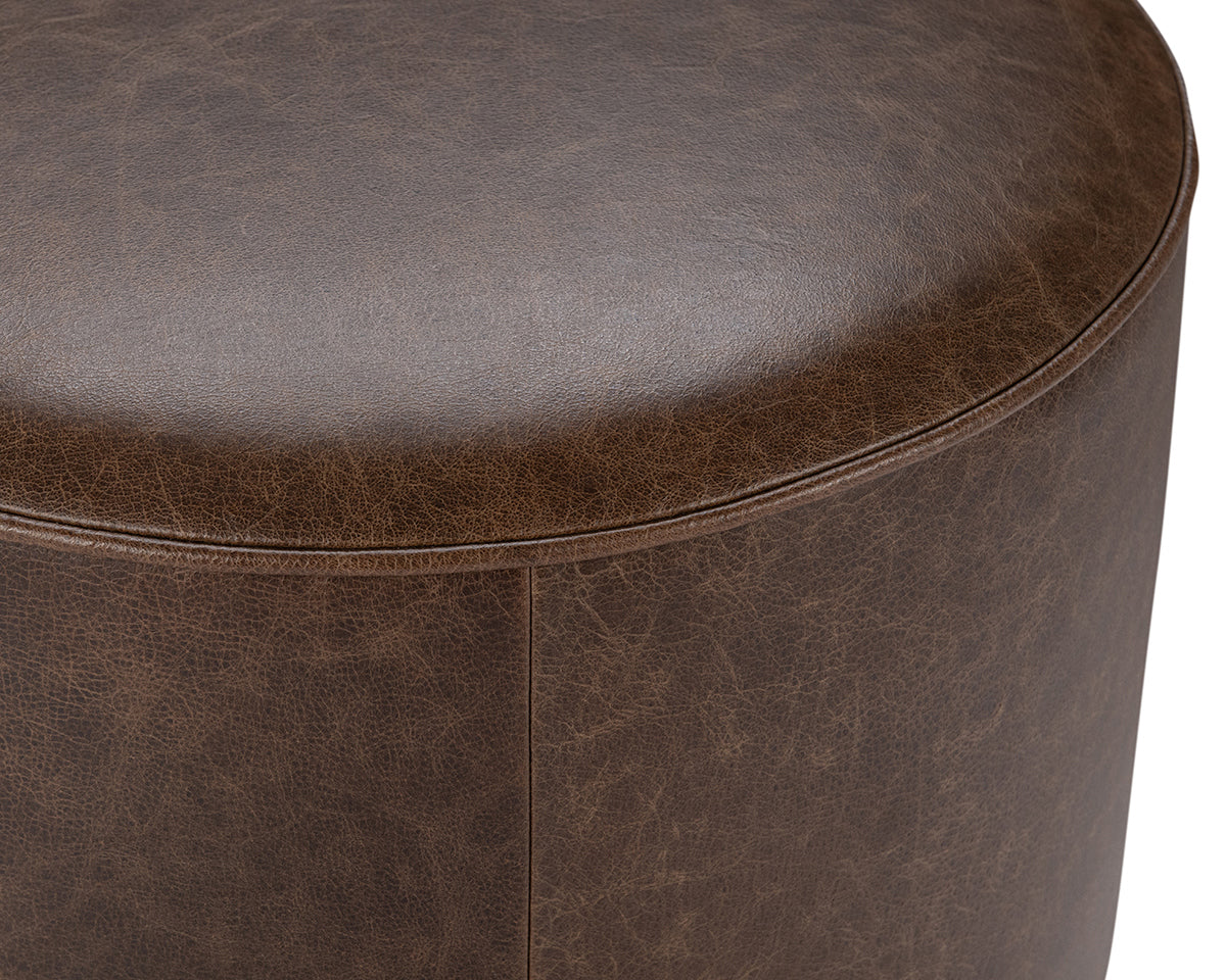 Clair Round Ottoman