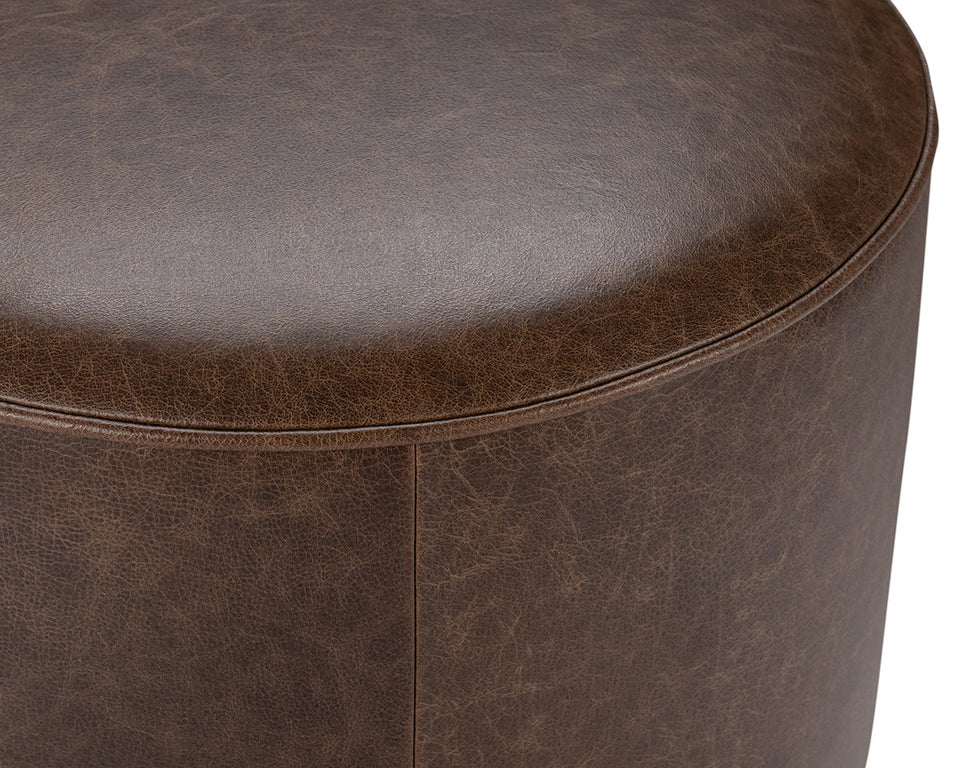 Clair Round Ottoman
