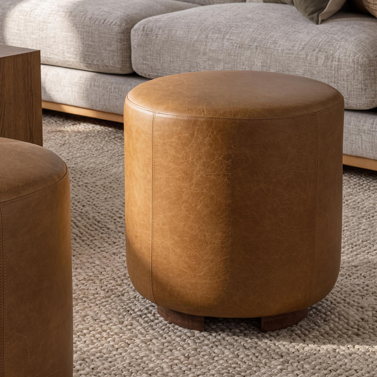 Millo Round Ottoman