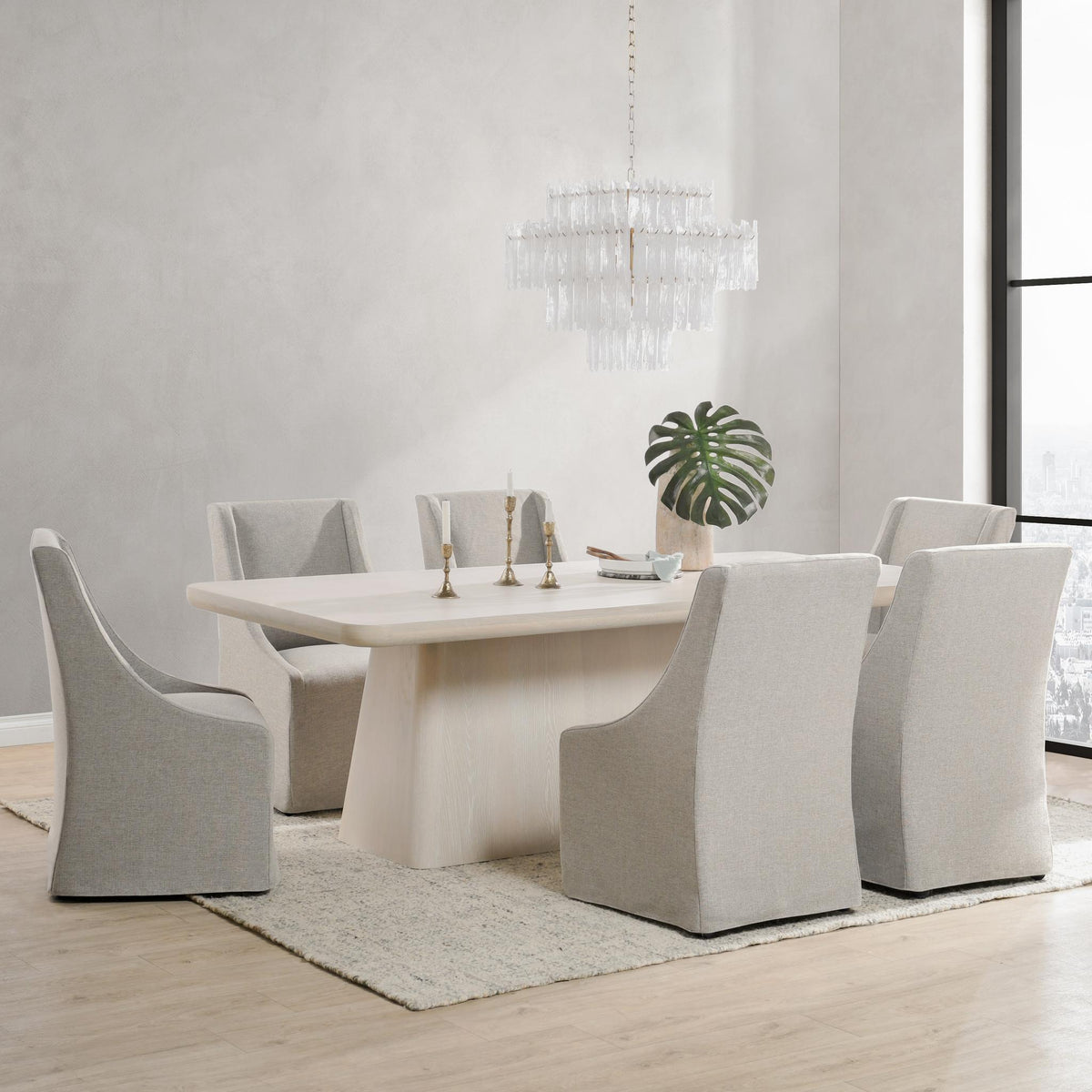 Warwick Dining Chair with Casters
