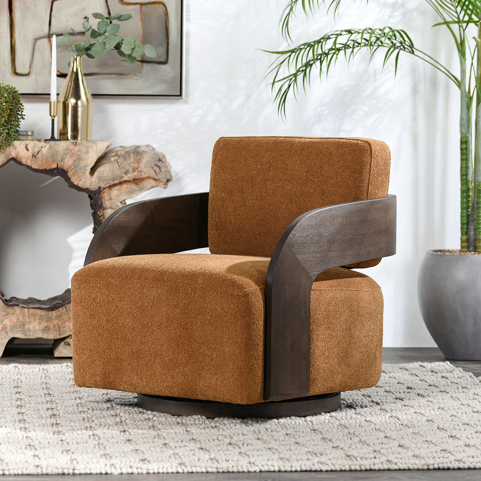 Toscana Upholstered Swivel Chair