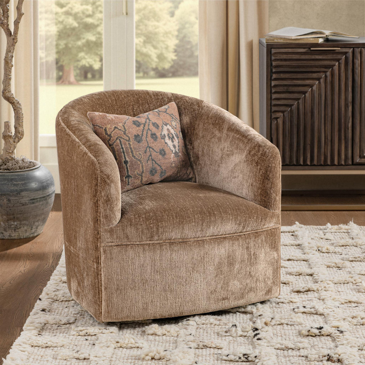 Valencia Swivel Accent Chair