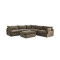 Caplan 6 Piece Sectional with Ottoman