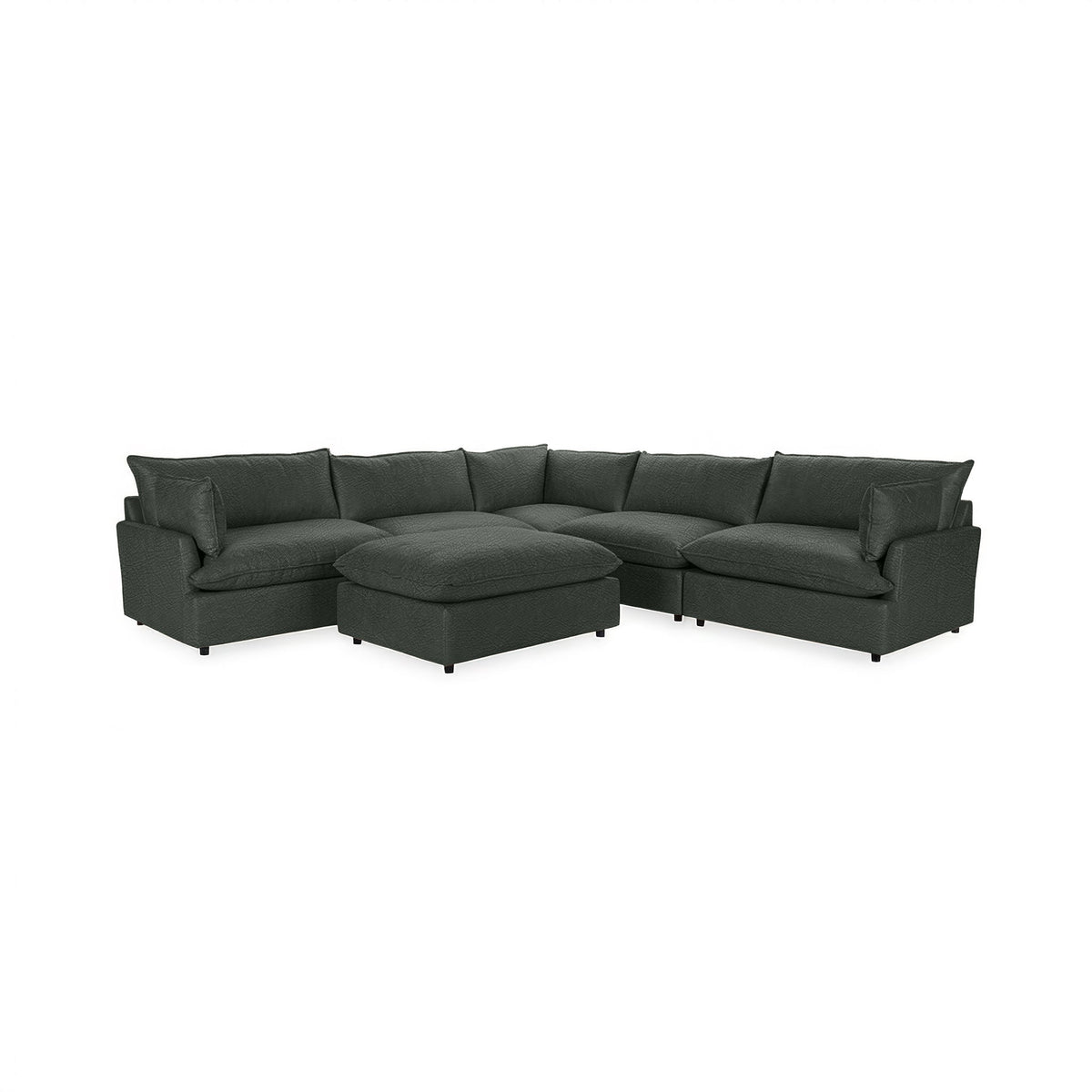 Caplan 6 Piece Sectional with Ottoman