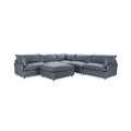 Caplan 6 Piece Sectional with Ottoman