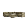 Caplan 6 Piece Sectional with Ottoman