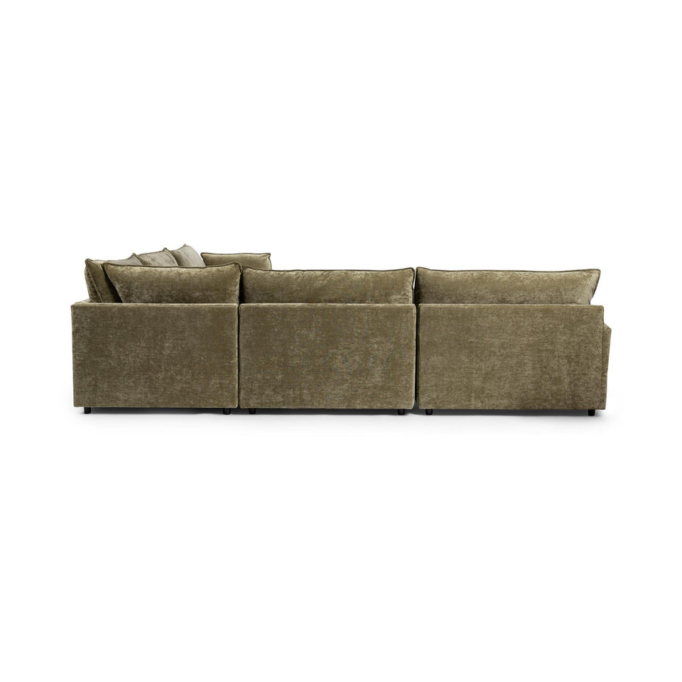 Caplan 6 Piece Sectional with Ottoman