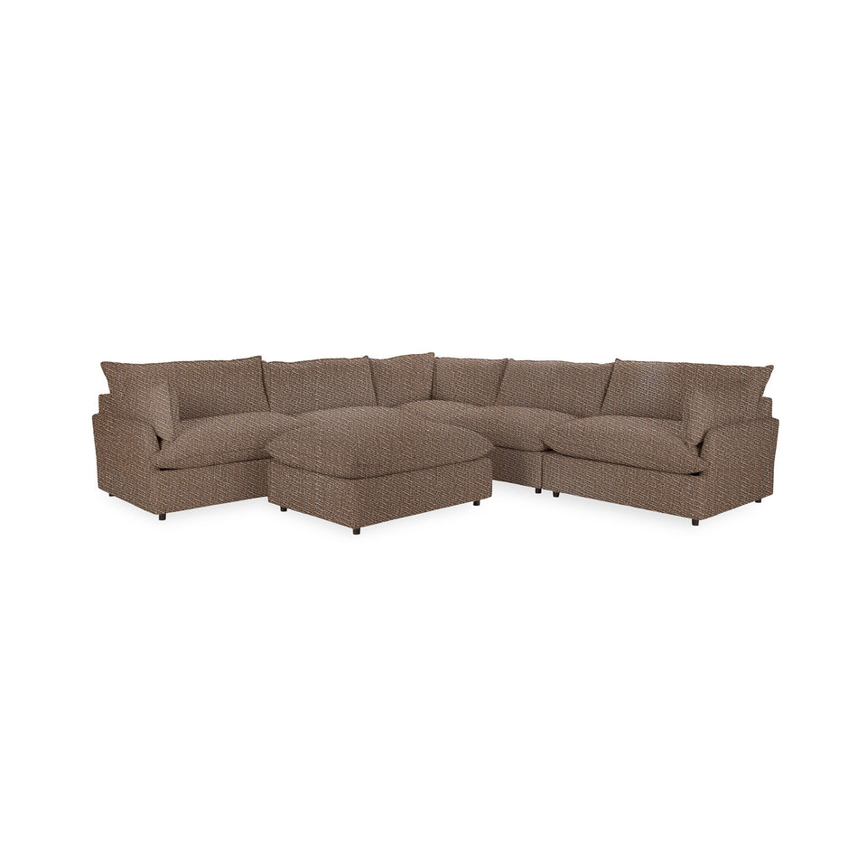 Caplan 6 Piece Sectional with Ottoman