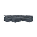 Caplan 6 Piece Sectional with Ottoman