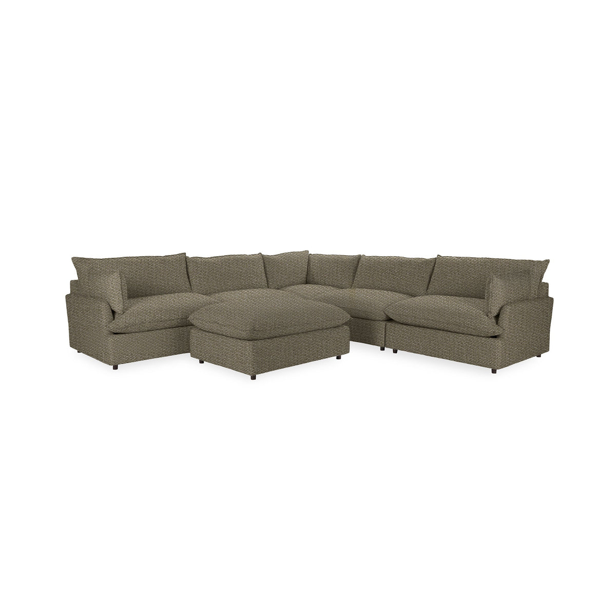 Caplan 6 Piece Sectional with Ottoman