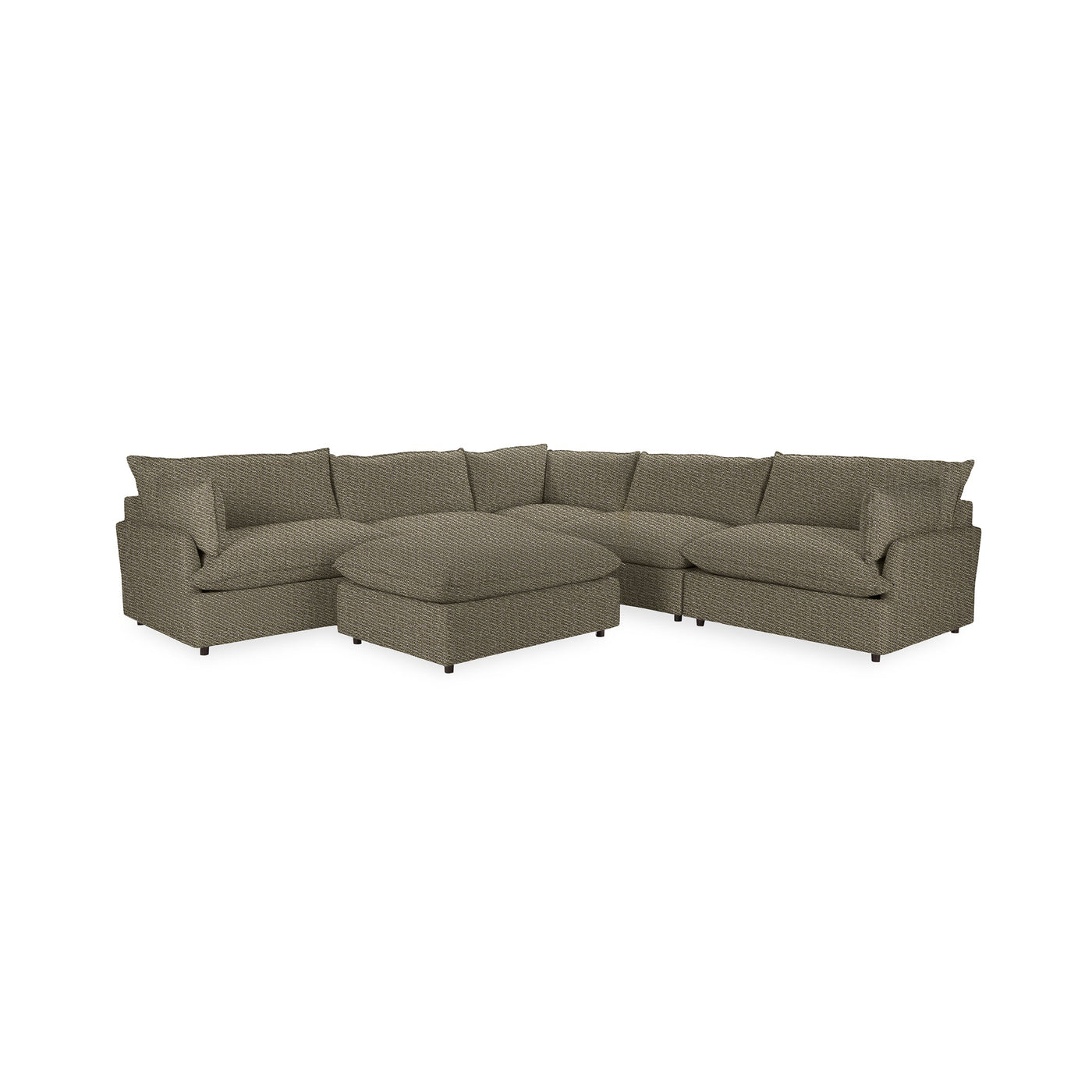 Caplan 6 Piece Sectional with Ottoman
