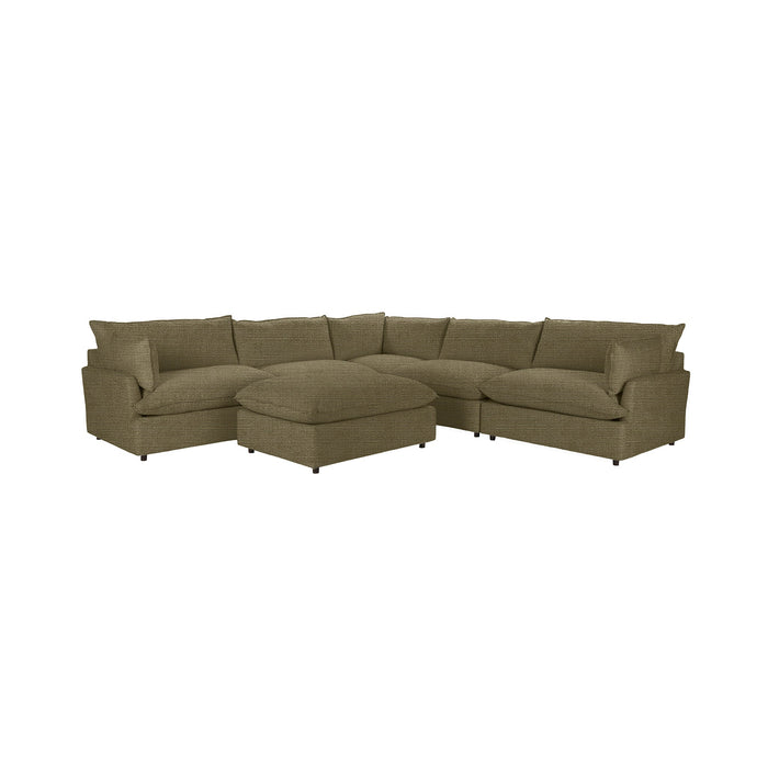 Caplan 6 Piece Sectional with Ottoman