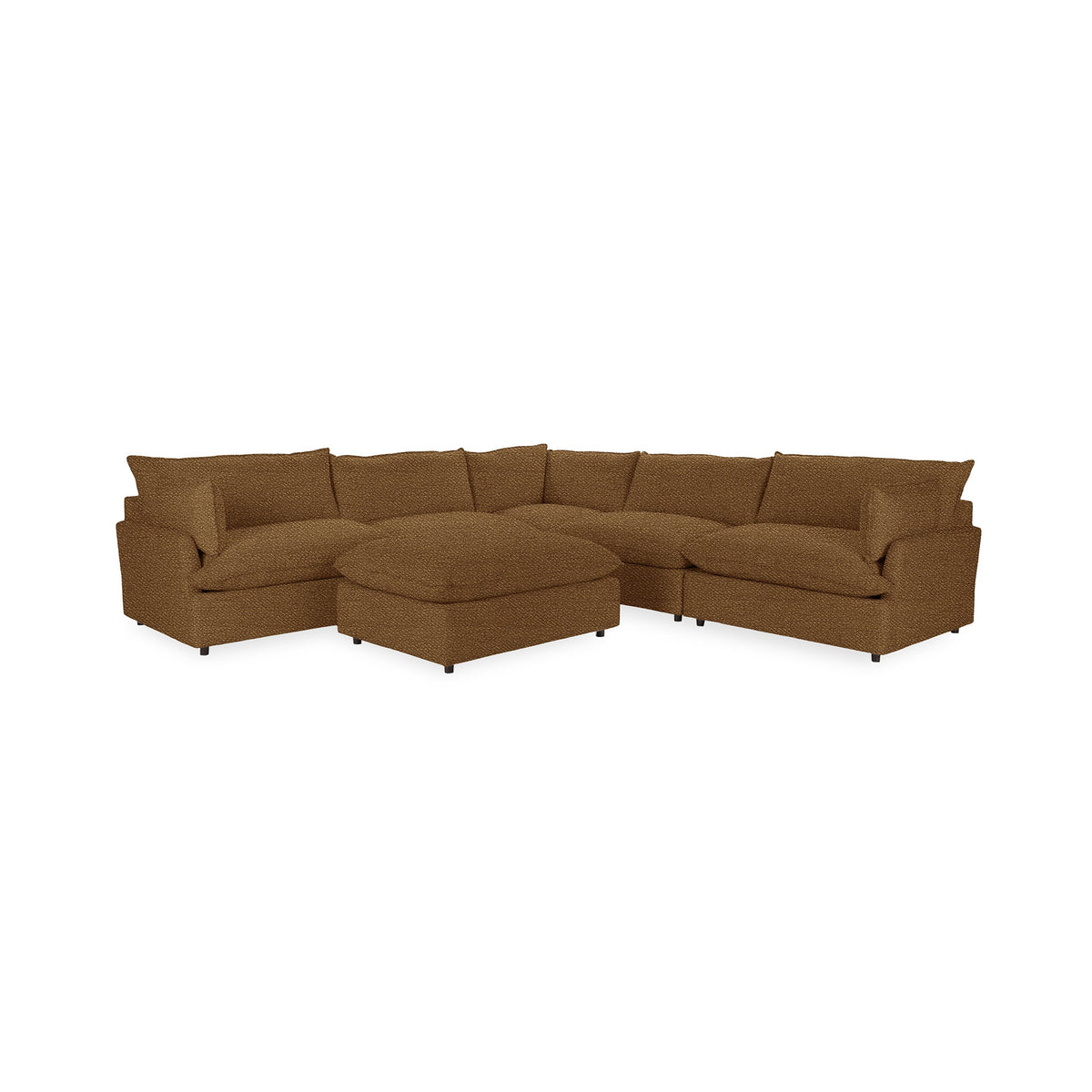 Caplan 6 Piece Sectional with Ottoman