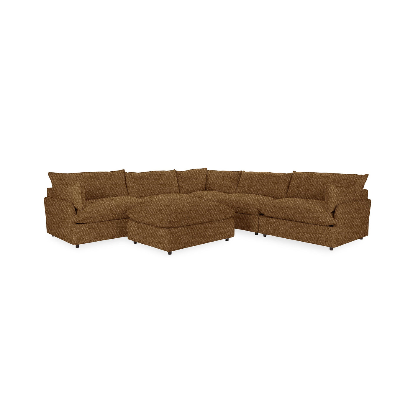 Caplan 6 Piece Sectional with Ottoman