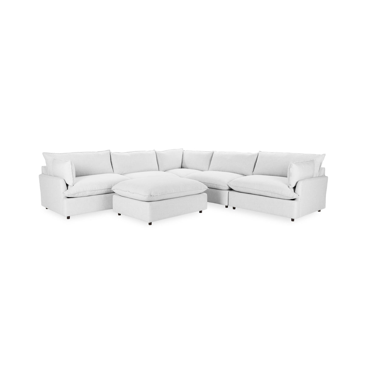 Caplan 6 Piece Sectional with Ottoman