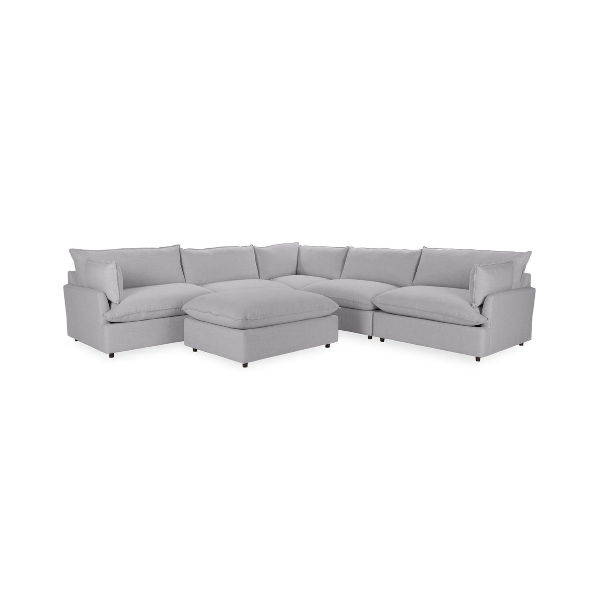 Caplan 6 Piece Sectional with Ottoman