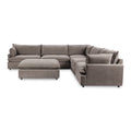 Caplan 6 Piece Sectional with Ottoman