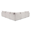 Caplan 6 Piece Sectional with Ottoman