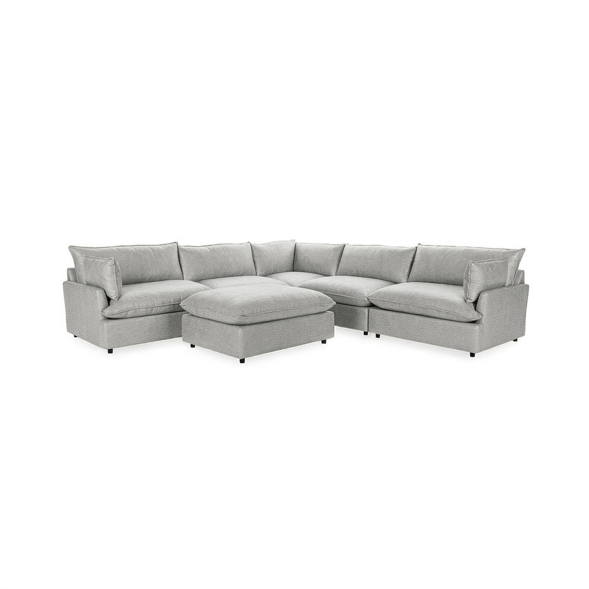 Caplan 6 Piece Sectional with Ottoman