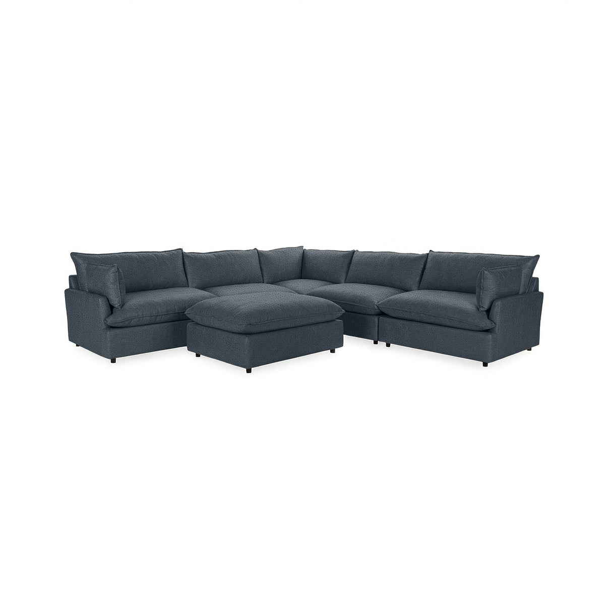 Caplan 6 Piece Sectional with Ottoman