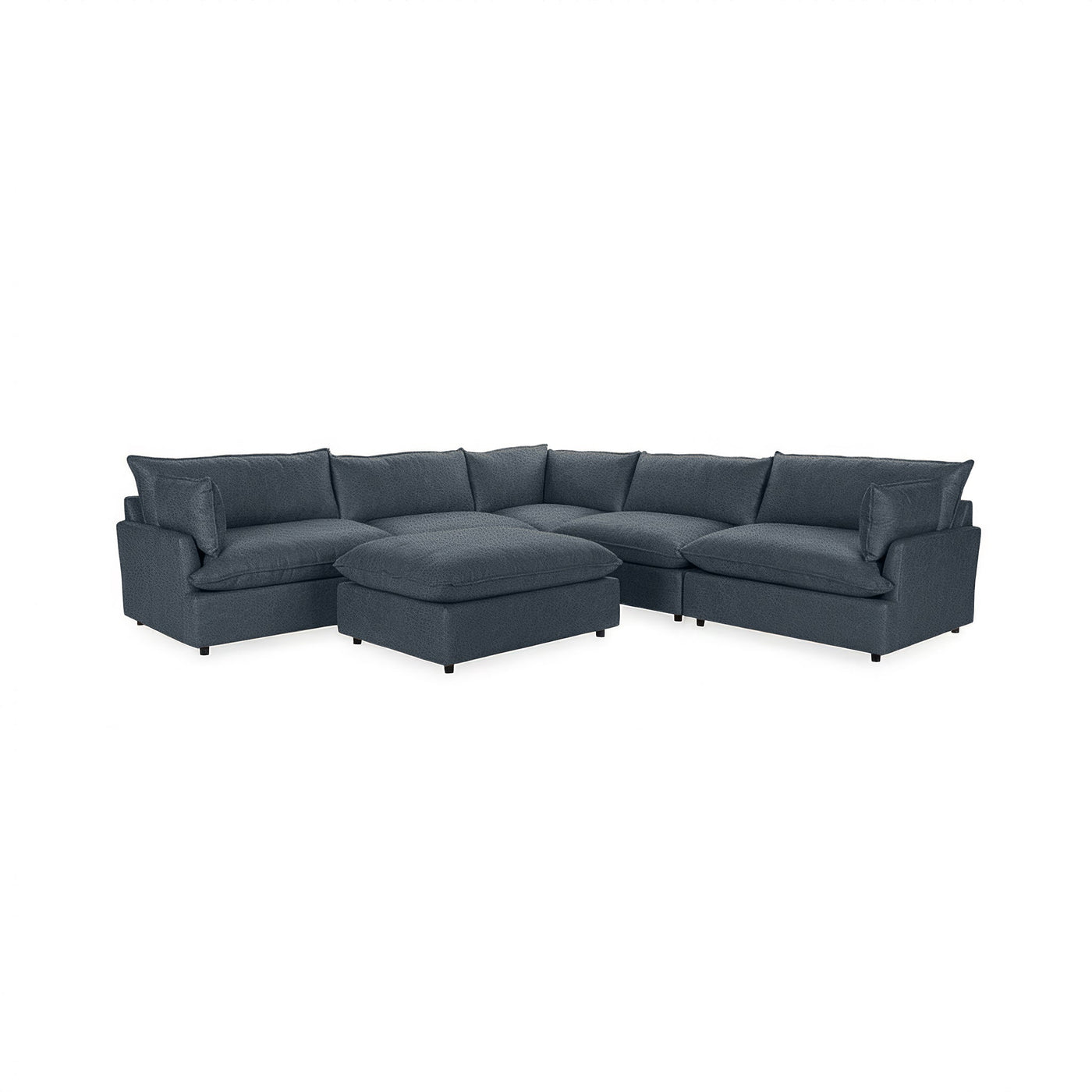 Caplan 6 Piece Sectional with Ottoman