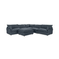 Caplan 6 Piece Sectional with Ottoman