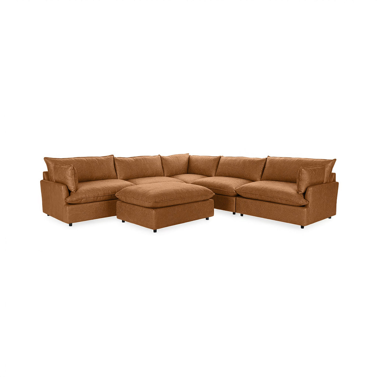 Caplan 6 Piece Sectional with Ottoman