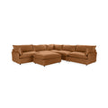 Caplan 6 Piece Sectional with Ottoman