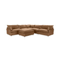 Caplan 6 Piece Sectional with Ottoman